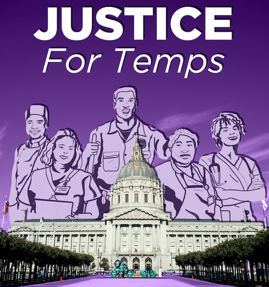 image of No Second-Tier Workers in SF: Justice for Temps!